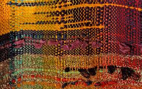 SAORI weaving example