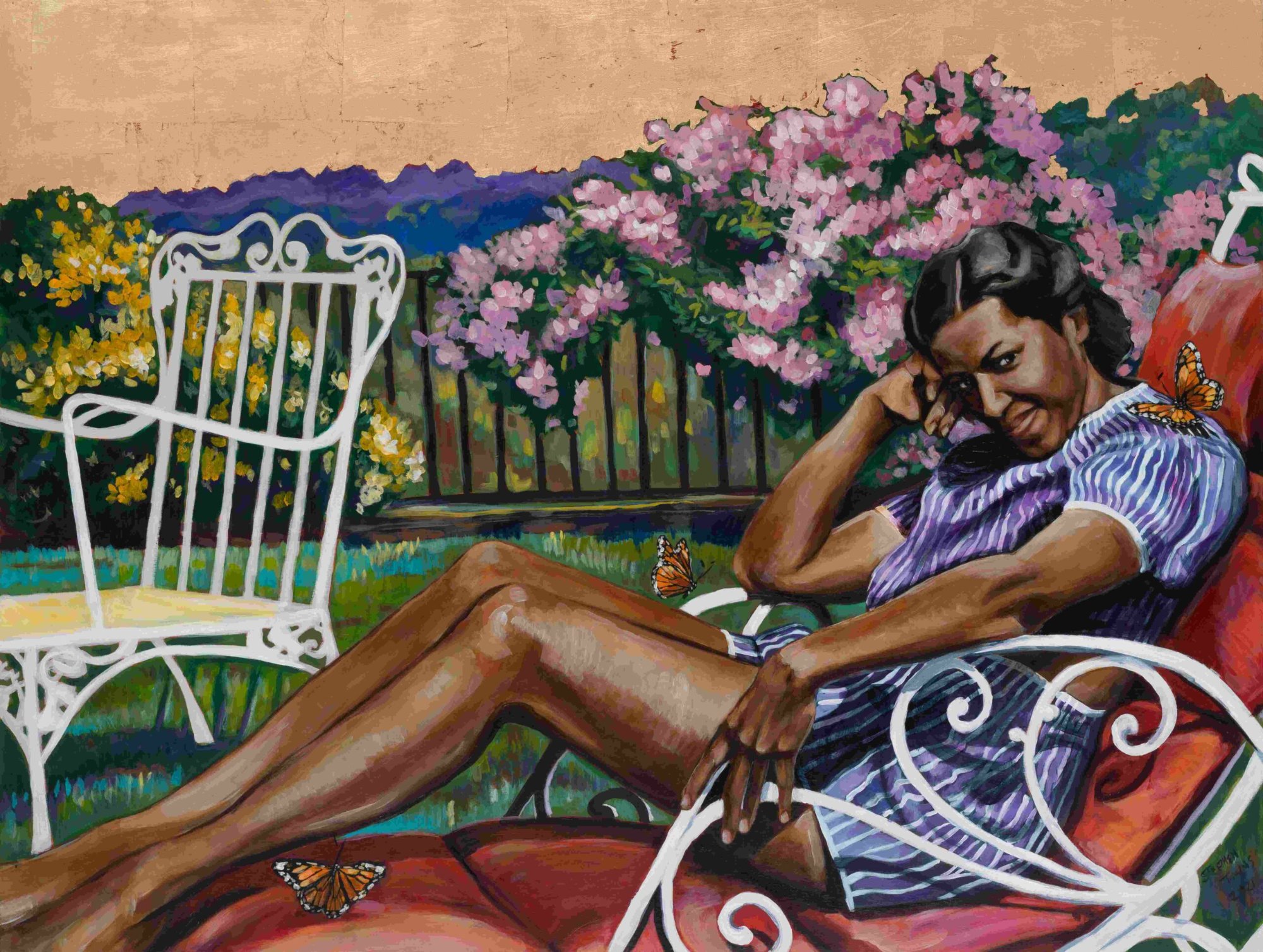 Elsie Henderson portrait by Stephen Towns